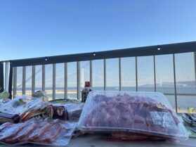 神戸ワイン会　大蔵海岸BBQ食材